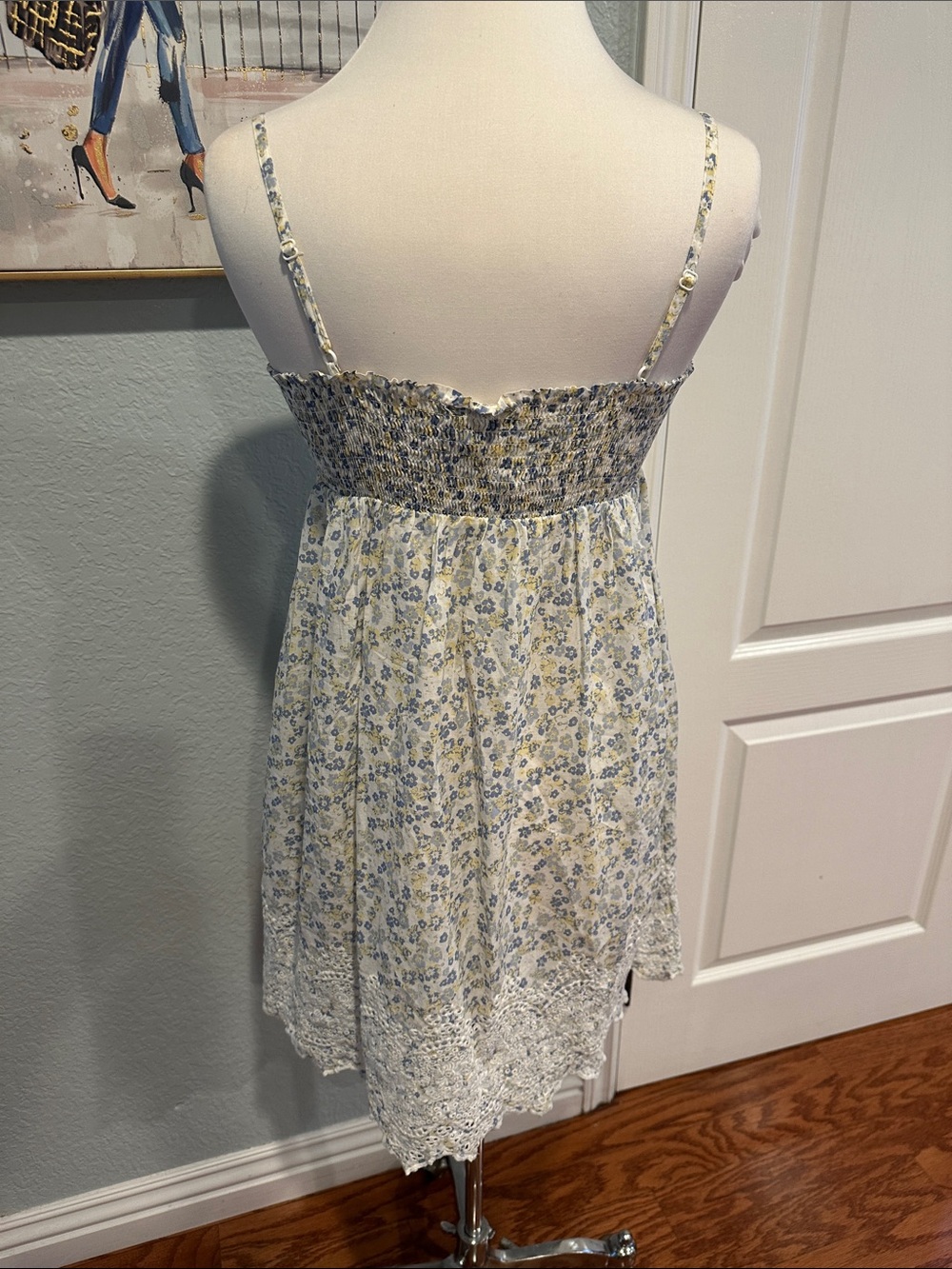 Joie Sleep Sz Small Spaghetti-Strap Floral PJ Dress • NWT! - Picture 6 of 11